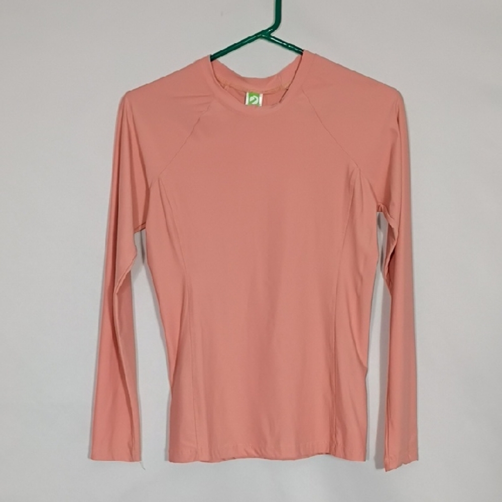 NWT Next Pink Suede Long Sleeve Surf Shirt Women's Size Medium  Swim Summer